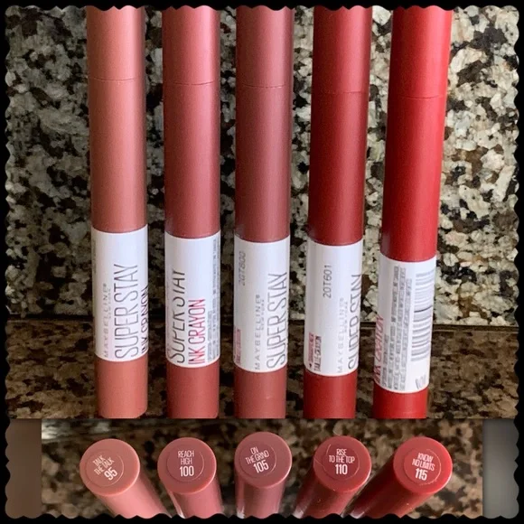 5-Maybelline SUPER STAY® MATTE CRAYON Set
"SPICED EDITION" - Picture 3 of 4